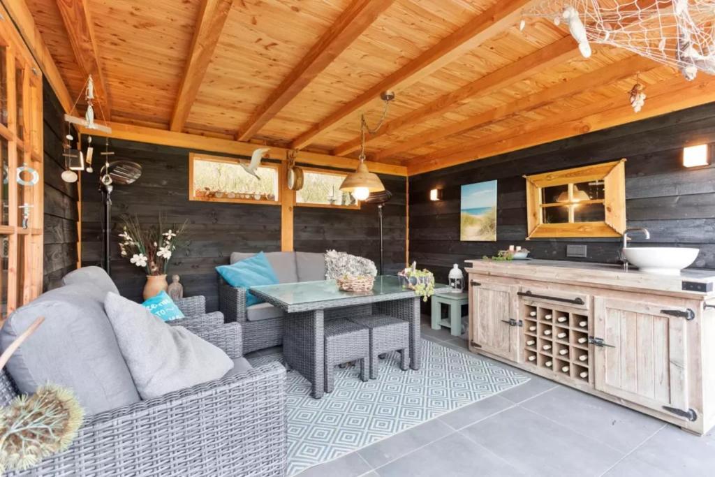 קמפרלנד Vakantiehuis Met Luxe Tuin Dichtbij Het Strand מראה חיצוני תמונה